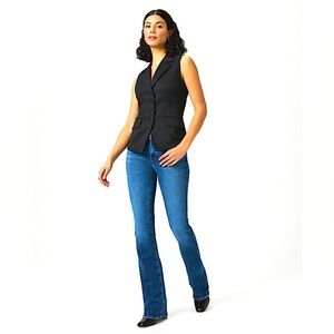Paige High Rise Manhattan Bootcut Jeans Size 26 slim